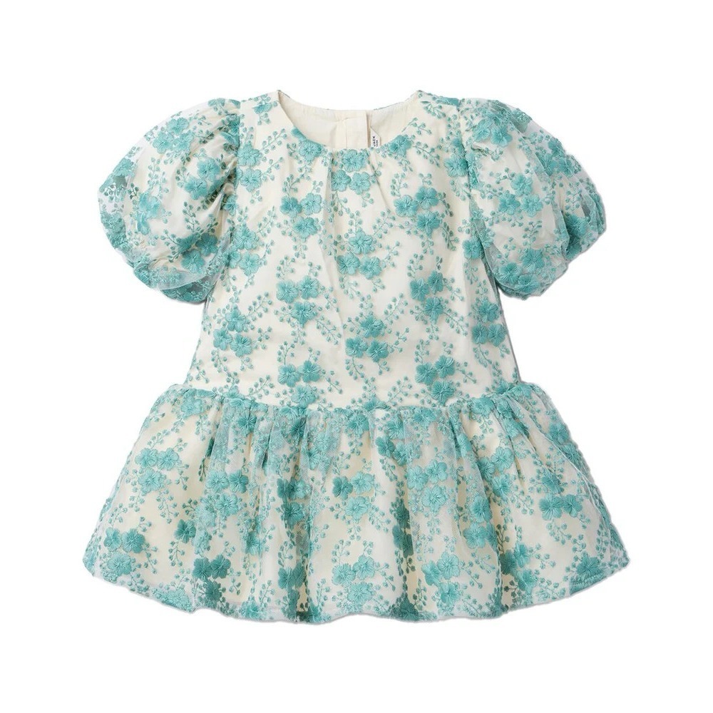 Janie‎ And Jack Special Occasion Floral Fete Tulle Dress Girls Size 6 Wedding